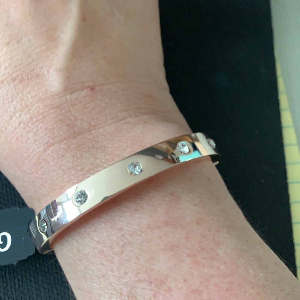 Guess Rose Gold Bracelet with Crystals NWT - Picture 7 of 13